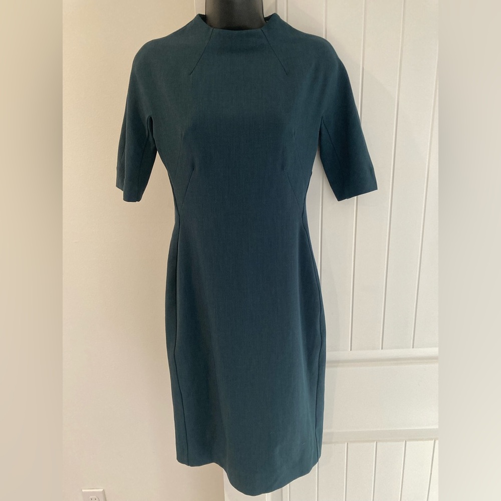 MM.LAFLEUR Green Dress Professional Wear 0